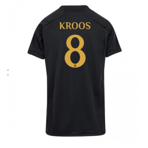 Fotballdrakt Dame Real Madrid Toni Kroos #8 Tredjedrakt 2023-24 Kortermet